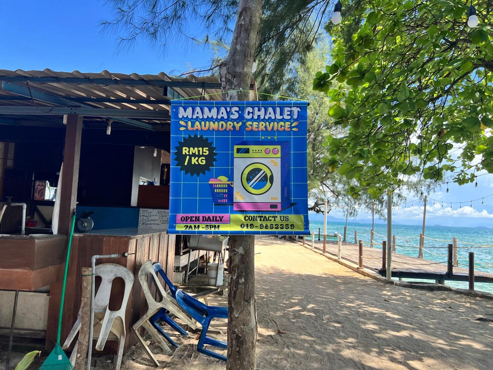 Mama'S Chalet Pulau Perhentian Besar Kampong Pasir Hantu Buitenkant foto