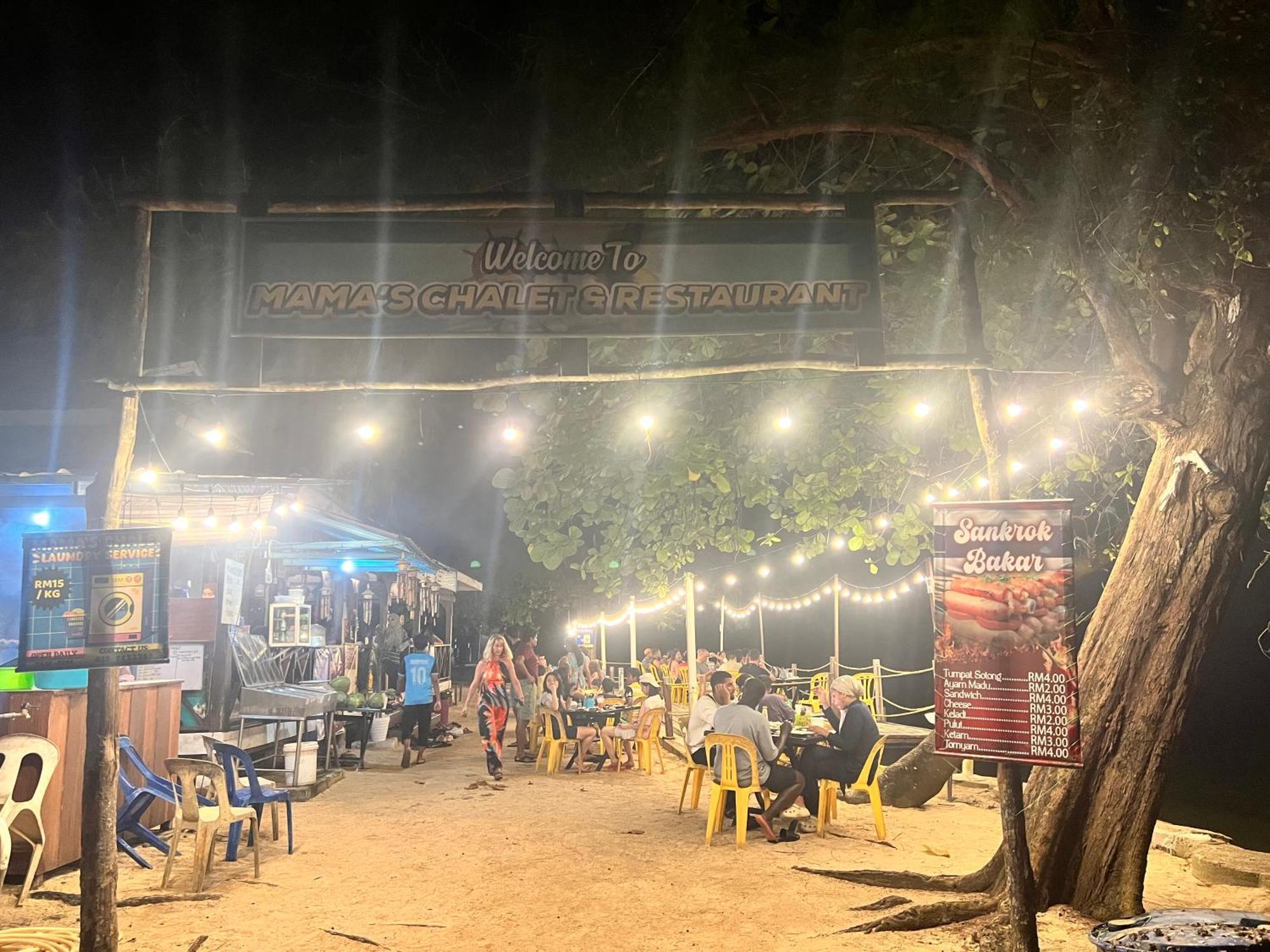 Mama'S Chalet Pulau Perhentian Besar Kampong Pasir Hantu Buitenkant foto